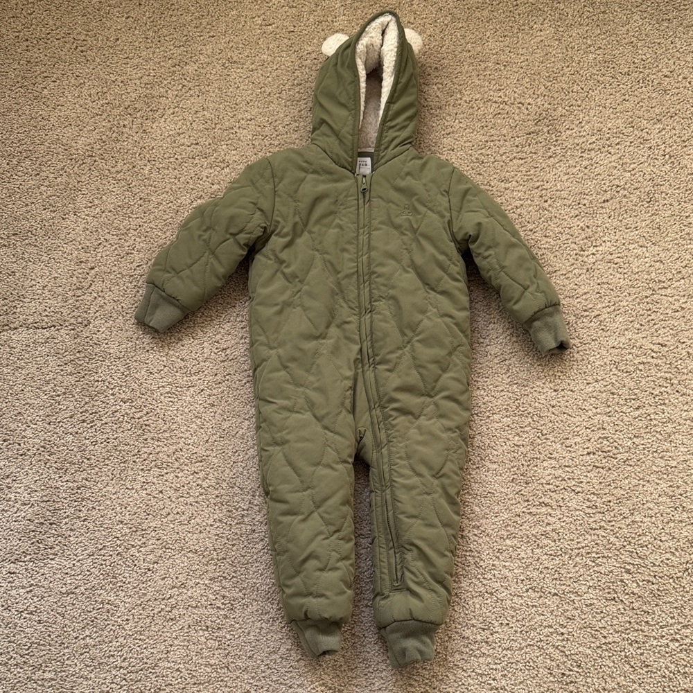 GAP Baby Baby Quilted Sherpa One-Piece (18-24months)